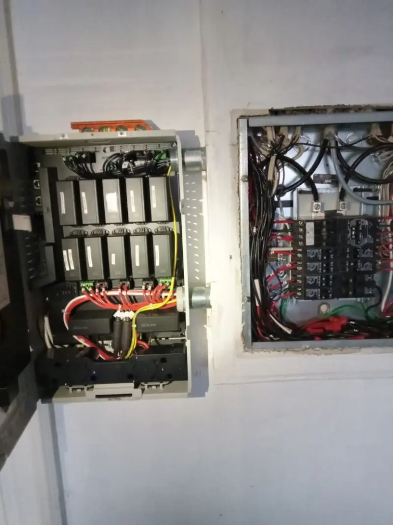 Electrical panel upgrade completed for Ring Doorbell Installation in Utica